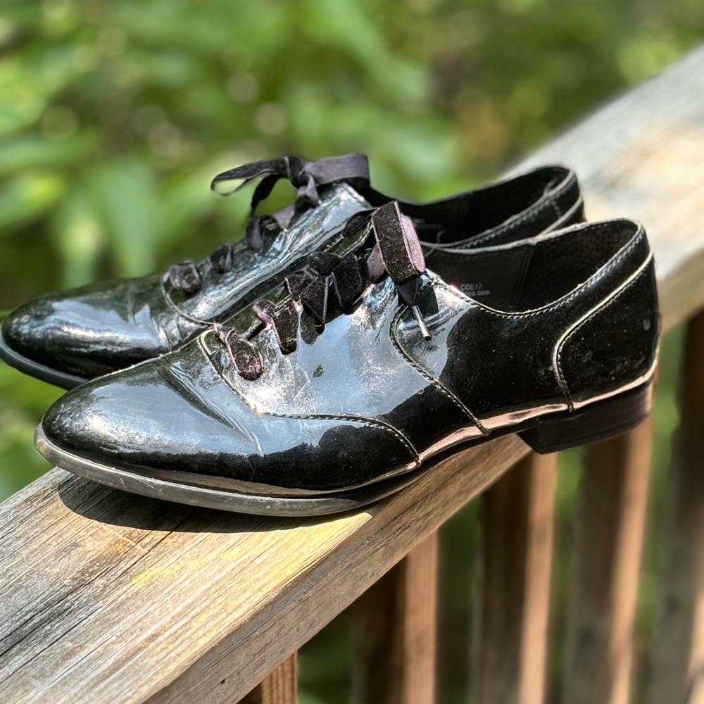 Born Velvet Lace Up Pointed Flats